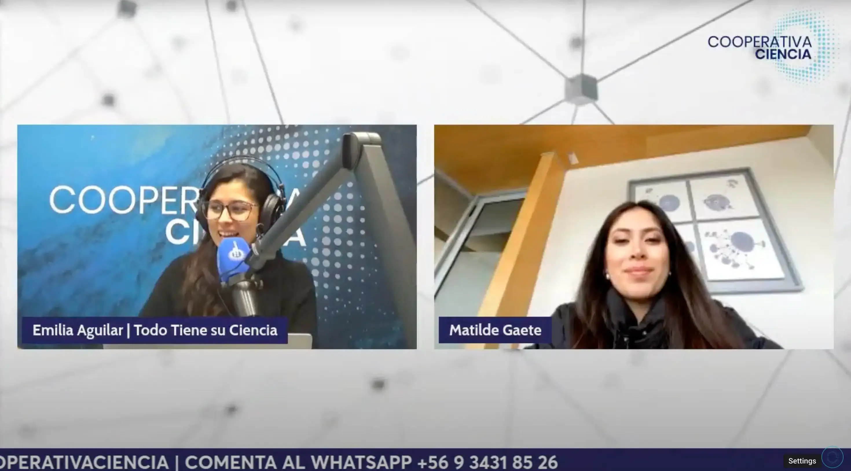 #CienciaConEllas: Matilde Gaete: aspira a convertirse en la primera astronauta chilena